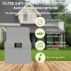 Points forts Filtre anti-odeurs pour fosse septique Sanifiltre avec manchon intégré pour montage en chapeau coloris gris