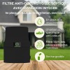 oints forts Filtre anti-odeurs pour fosse septique Sanifiltre avec manchon intégré pour montage en chapeau coloris noir