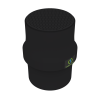 Filtre anti-odeurs pour fosse septique, toutes eaux, poste de relevage, cartouche au charbon actif coloris noir vue de dessus