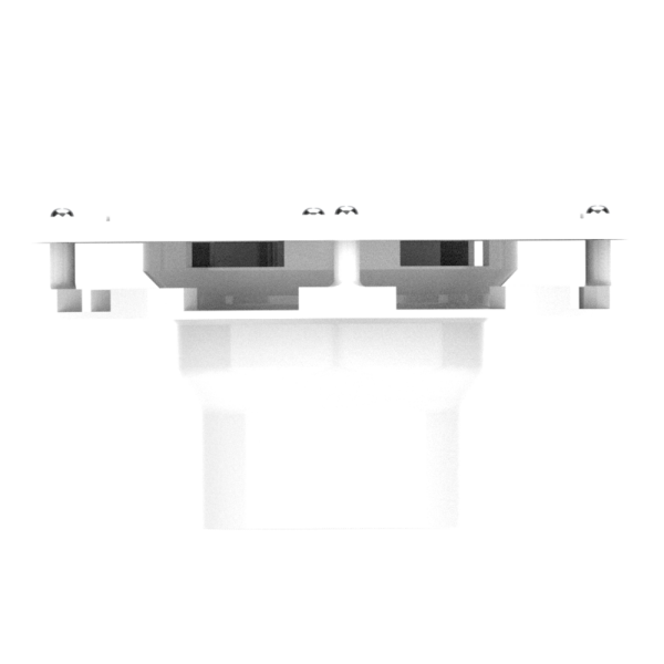 EXTRACTEUR SOLAIRE RECHARGEABLE POUR FOSSE SEPTIQUE coloris blanc vue de profil