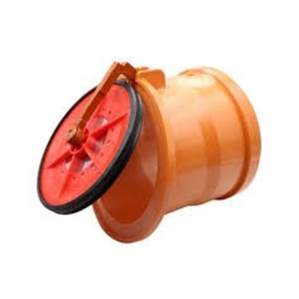 CLAPET DE NEZ Ø 100 A COLLER , ANTI-RETOUR , PROTEGE DES REMONTEES D'ODEURS ET D'EAU