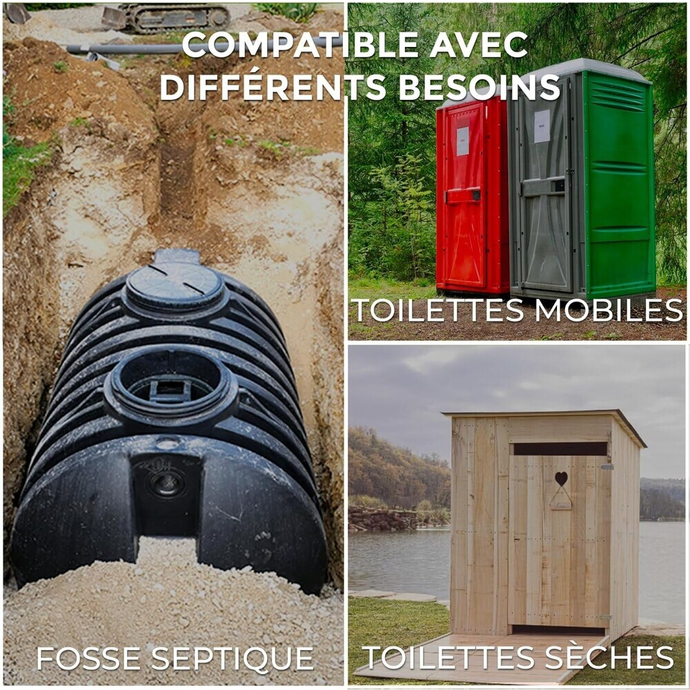 EXTRACTEUR SOLAIRE RECHARGEABLE POUR FOSSE SEPTIQUE