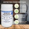 Points forts de l'ENTRETIEN 7 MOIS POUR FOSSE SEPTIQUE , AUX BACTERIES ET ENZYMES